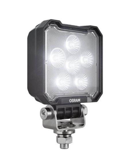 Poderoso farol LED quadrado 2000Lm 20W 12V 24V ECE R10 e ECE R148 VX100-WD LEDWL107-WD reverso | LeonLeds