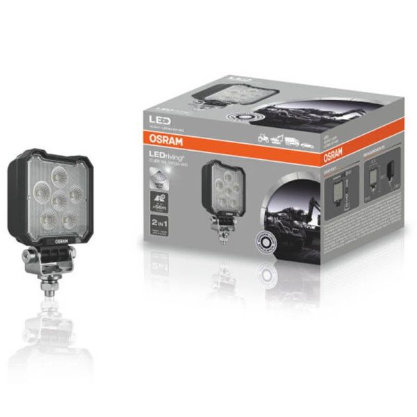 Potente Faro cuadrado LED 2000Lm 20W 12V 24V ECE R10 y ECE R148 VX100-WD LEDWL107-WD Marcha Atrás | LeonLeds