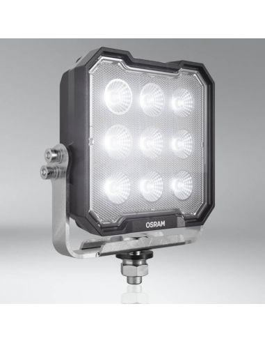 Faro LED cuadrado potente 3000Lm 30W 12V 24V ECE R10 y ECE R148 VX125-WD LEDWL108-WD Marcha Atras | LeonLeds
