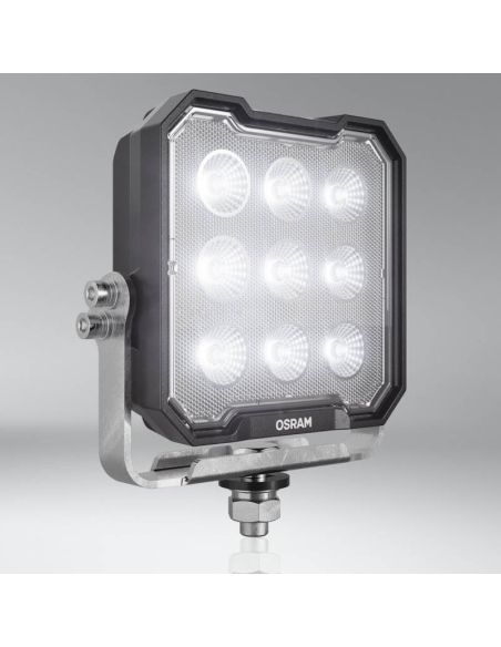 Faro LED cuadrado potente 3000Lm 30W 12V 24V ECE R10 y ECE R148 VX125-WD LEDWL108-WD Marcha Atras | LeonLeds