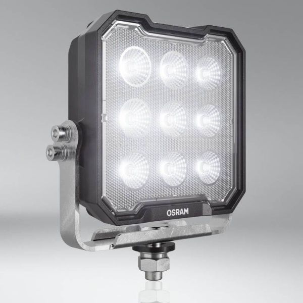 Faro LED cuadrado potente 3000Lm 30W 12V 24V ECE R10 y ECE R148 VX125-WD LEDWL108-WD Marcha Atras | LeonLeds