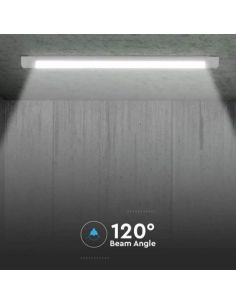 Pantalla LED Linear 150Cm con 50W y 6.000Lm Blanca Vtac | LeonLeds 2