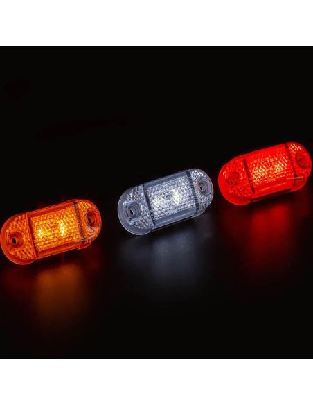 Mini luz de folga LED branca, âmbar ou vermelha FT-062 Aprovação Europeia A R1 SM1 fristom | LeonLeds
