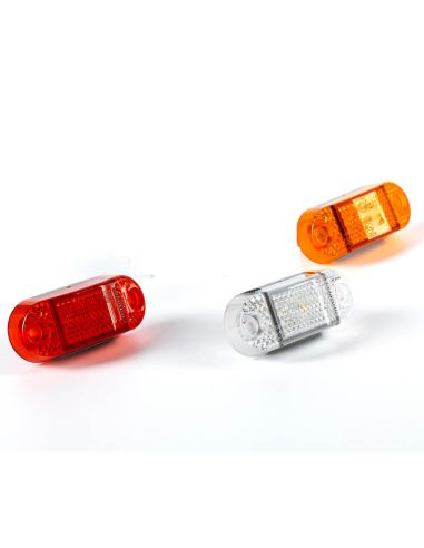 Mini feu de gabarit LED blanc, ambre ou rouge FT-062 Homologation européenne A R1 SM1 fristom | LéonLeds