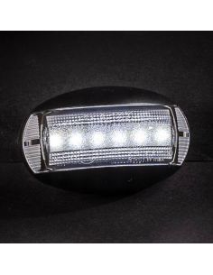 Piloto LED de galibo ovalado Blanco FT-067 B LED A R1 SM1 12V - 36V 2