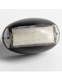 Indicateur LED de dégagement ovale blanc FT-067 B LED A R1 SM1 12V - 36V