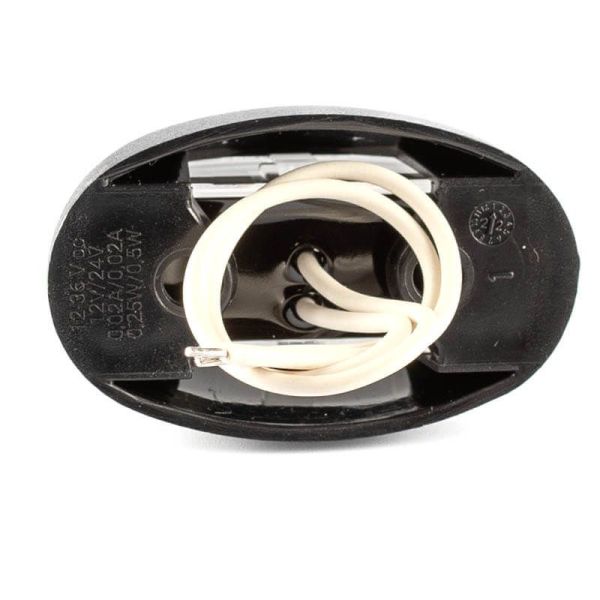 Piloto LED de galibo ovalado Blanco FT-067 B LED A R1 SM1 12V - 36V