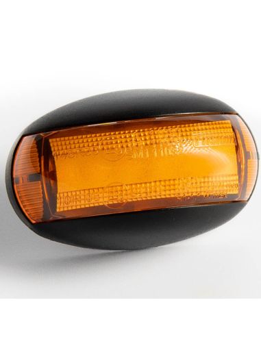 Luz de afastamento LED oval âmbar FT-067 Z LED A R1 SM1 12V - 36V