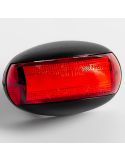 Indicateur LED de dégagement ovale Rouge FT-067 C LED A R1 SM1 12V - 36V