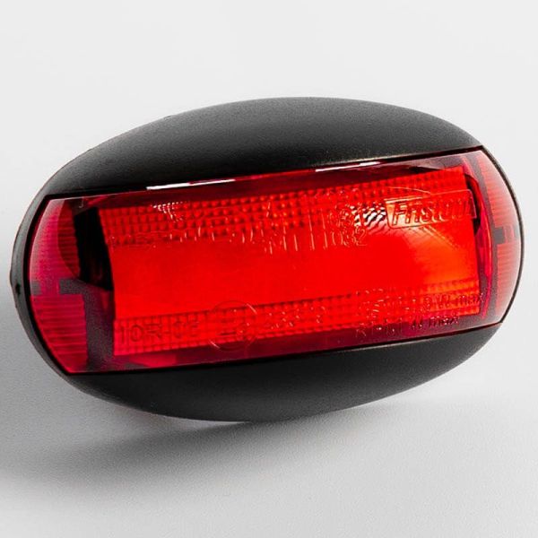 Indicador LED de folga oval Vermelho FT-067 C LED A R1 SM1 12V - 36V