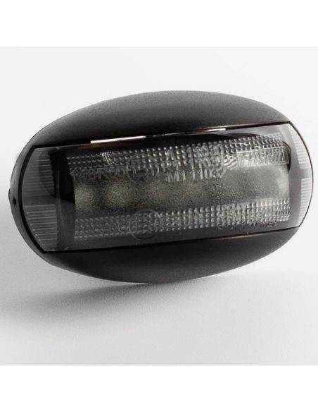 Piloto LED de galibo ovalado Black FT-067 Dark LED A R1 SM1 12V - 36V FT-067 c LED | LeonLeds