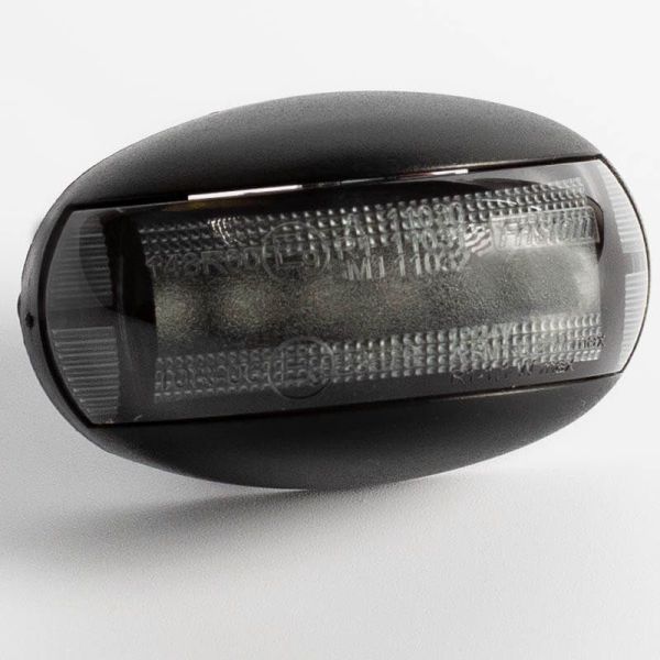 Piloto LED de galibo ovalado Black FT-067 Dark LED A R1 SM1 12V - 36V FT-067 c LED | LeonLeds