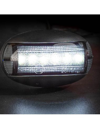 Foco LED Oval Preto FT-067 LED Escuro A R1 SM1 12V - 36V FT-067 B LED | LeonLeds