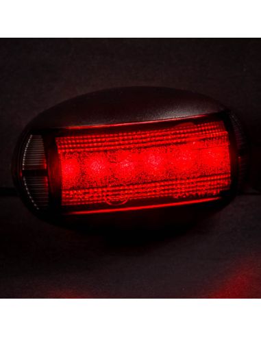 Piloto LED de galibo ovalado Black FT-067 Dark LED A R1 SM1 12V - 36V FT-067 C LED | LeonLeds