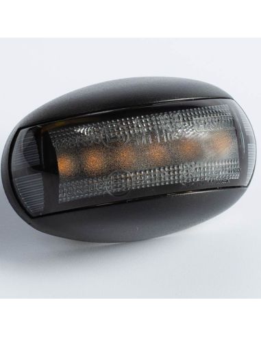 Piloto LED de galibo ovalado Black FT-067 Dark LED A R1 SM1 12V - 36V FT-067 Z LED | LeonLeds