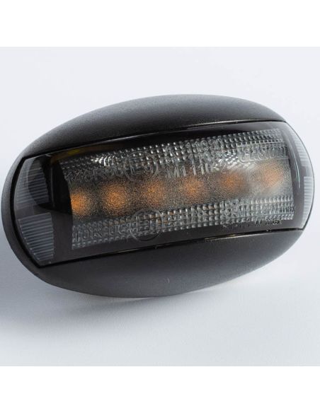 Foco LED Oval Preto FT-067 LED Escuro A R1 SM1 12V - 36V FT-067 Z LED | LeonLeds