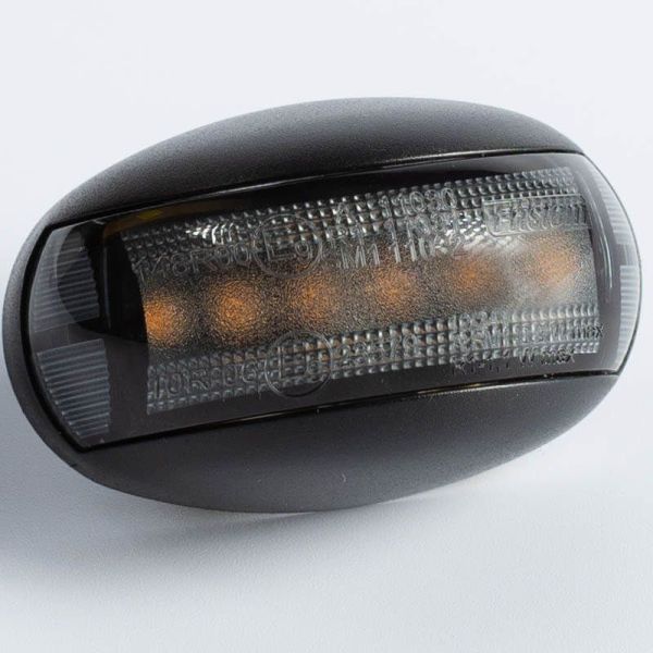Foco LED Oval Preto FT-067 LED Escuro A R1 SM1 12V - 36V FT-067 Z LED | LeonLeds