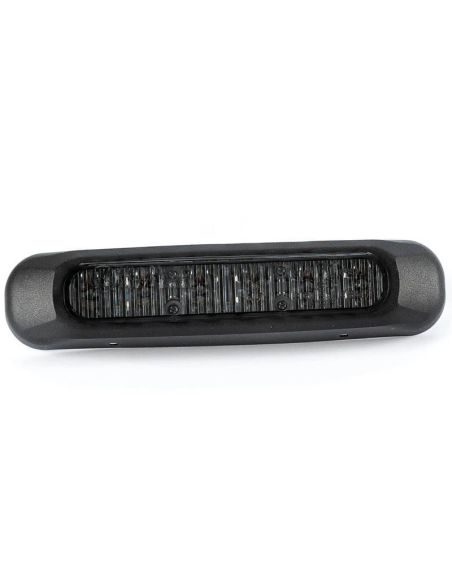 Barra LED Estroboscópica Ambar para emergencia ahumada 6 Programas XA1 NR65 12V-36V FT-200 LED DARK Fristom | LeonLeds