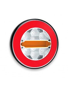 Piloto Trasero LED 3 Funciones 12/24V FT-113 Fristom Piloto trasero Redondo Camión Remolque Bañera 12v 24v Homologado | LeonLeds