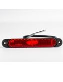 Barra LED de galibo con reflectante Roja FT-065 LED sujección con 2 tornillos A R1 SM1 y IA FT-065 c LED
