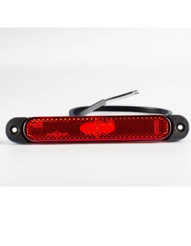 Barre de dégagement LED avec réflecteur rouge FT-065 LED fixation par 2 vis A R1 SM1 et IA FT-065 c LED