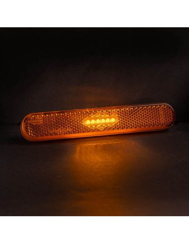 Barra LED de galibo con reflectante adhesiva FT-065 Z Tape LED Ambar A R1 SM1 y IA Fristom | LeonLeds