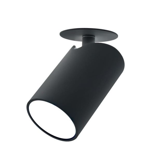 Spot encastrable SAL 1 Lumière GU10 Noir IP20, 5,8CM Ø