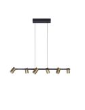 Suspension orientable SAL 6 Lumières Or IP20, 5,8cm Ø