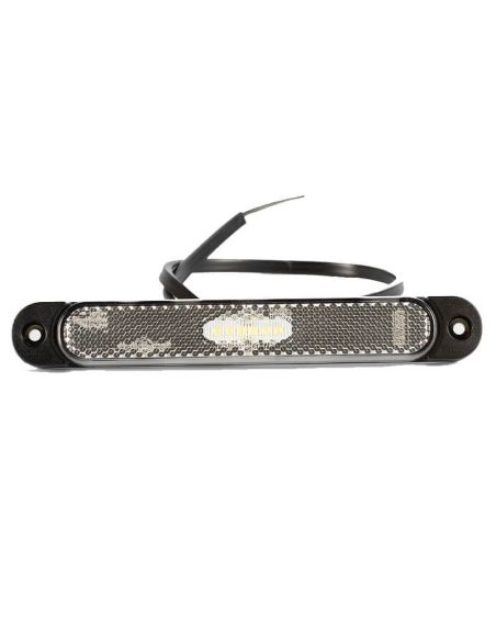 Barre de dégagement LED avec LED FT-065 réfléchissantes Blanc, Ambre ou Rouge Fixation avec 2 vis A R1 SM1 et IA FT-065 B LED