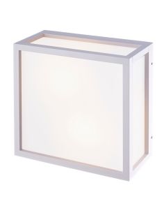 Plafon exterior 2 luzes UTAH 2 luzes IP65, cinza branco IP65