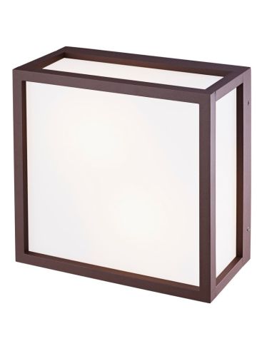 Plafon externo 2 luzes UTAH 2 luzes IP65, marrom IP65