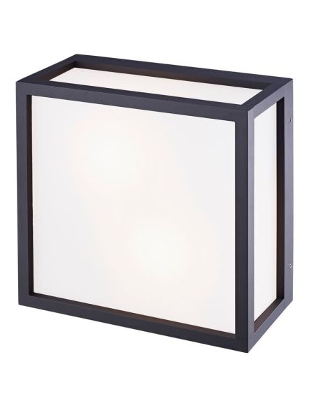 Plafonnier extérieur 2 Lumières UTAH 2 Lumières IP65, Gris Foncé IP65