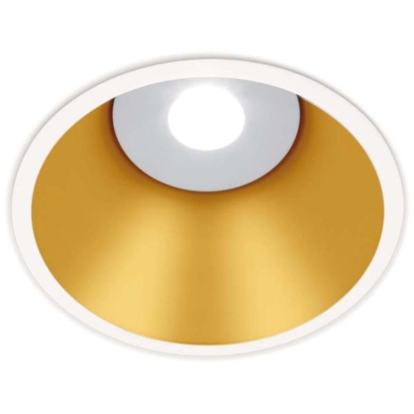 Downlight LED Lex Eco 3 24w Blanco Dorado Negro Gris Rojo Naranja empotrable redondo de diseño | LeonLeds