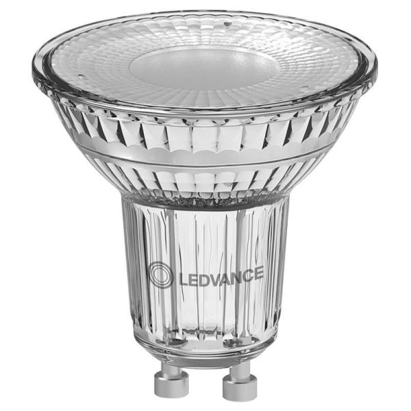 Ampoule LED GU10 4,3W équivalent à 50w avec plage de valeur 36º 220V-240V 4099854067914 | LéonLeds