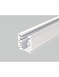 Carril Trifásico de Superficie de 2m en Blanco - Carriles Trifásicos Eco