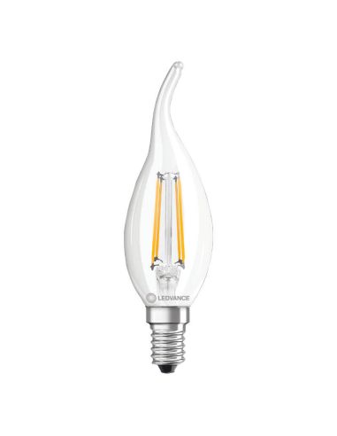 Bombilla LED llama E14 BA35 4W - 40W Luz Cálida 2.700K Performance Class Classic LedVance | LeonLeds