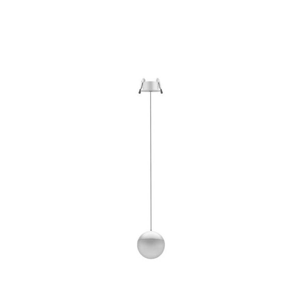 Lampe Suspendue LED Encastrable KILDA 10W 3000K Blanc, Noir ou Or