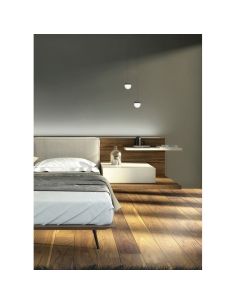 KILDA 10W 3000K Candeeiro suspenso LED embutido branco, preto ou dourado 2