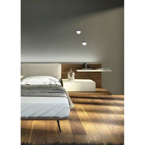 Lámpara colgante LED Empotrado KILDA 10W 3000K blanco, negro u oro ambiente