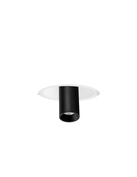 Base empotrar TRIMASI 8,2x8,2x4,3cm  blanco o negra