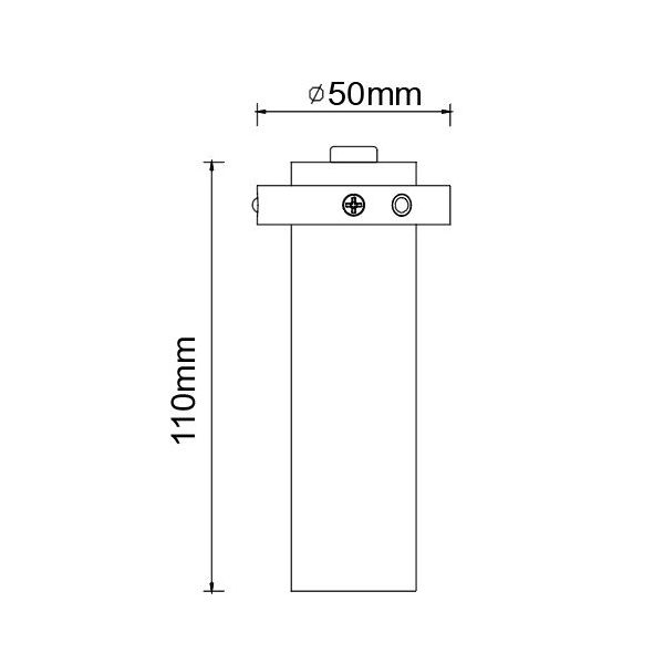 Foco LED L TRIMASI 7W 3000K 400Lm oro, blanco o negro medidas