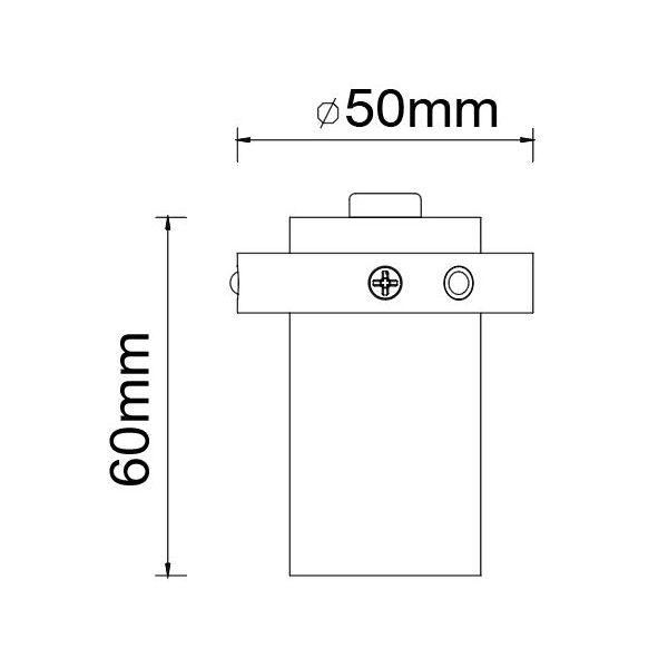 Foco LED TRIMASI 7W 3000K 400Lm oro, blanco o negro medidas