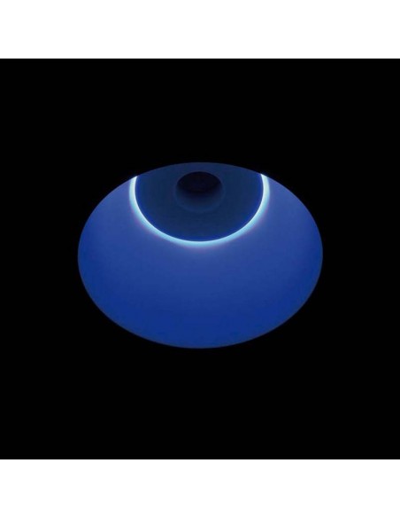 Encastré rond Lex Eco Blue 1 LED bleu Arkos Light pour plafond blanc | Éclairage LeonLeds
