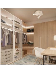 Plafón Sal 3 luces blanco mate o negro mate GU10 2