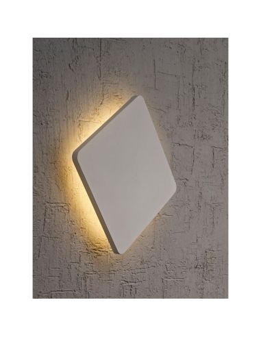 Aplique LED quadrado Bora Bora branco...