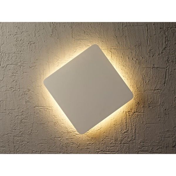 Aplique LED quadrado Bora Bora branco...
