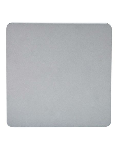 Aplique LED quadrado Bora Bora branco ou prata 12W