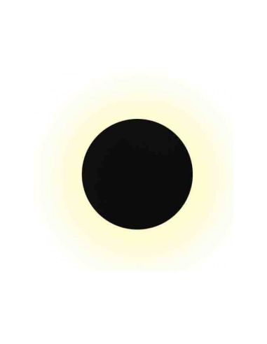 Aplique LED Bora Bora redondo 12W 2700k  negro
