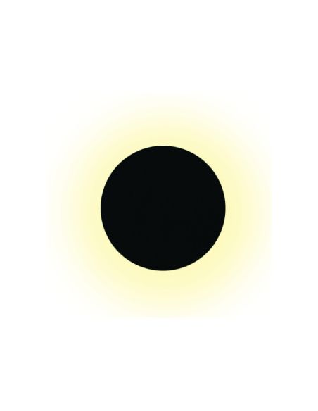 Aplique LED Bora Bora redondo 30W 2700K NEGRO
