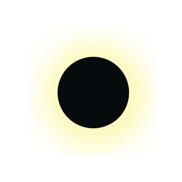 Aplique LED Bora Bora redondo 30W 2700K NEGRO